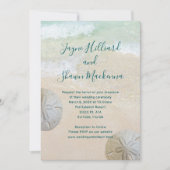 Uitnodiging tot twee zand Dollars Wedding Ceremony (Voorkant)