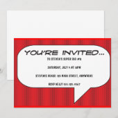 Uitnodiging tot uitbellen van stripboeken (Voorkant / Achterkant)