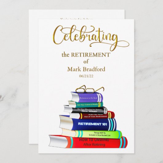 Uitnodiging tot uitbetaling Uitnodiging gestapelde (Voorkant / Achterkant)