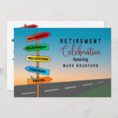 Uitnodiging tot uitbetaling Uitnodiging Road Signa (Voorkant / Achterkant)