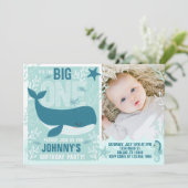 Uitnodiging tot uitnodiging groothandel 1e verjaar (Staand voorkant)