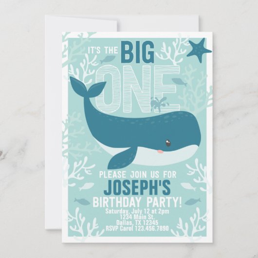 Uitnodiging tot uitnodiging groothandel 1e verjaar (Voorkant)