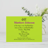 Uitnodiging tot uitnodiging voor verrassingsveerti (Staand voorkant)