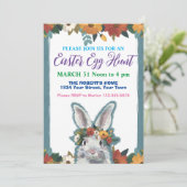 Uitnodiging tot uitnoeping Easter Egg Hunt (Staand voorkant)