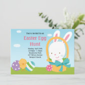 Uitnodiging tot uitnoeping Easter Egg Hunt (Staand voorkant)