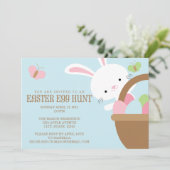 Uitnodiging tot uitnoeping Easter Egg Hunt (Staand voorkant)