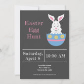 Uitnodiging tot uitnoeping Easter Egg Hunt (Voorkant)