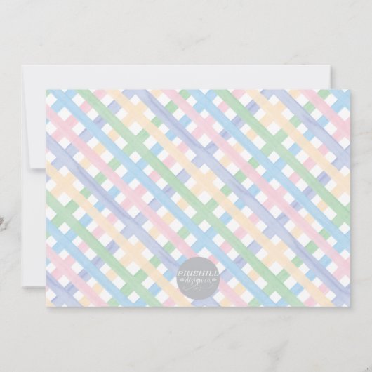 Uitnodiging tot uitnoeping Easter Egg Hunt (Achterkant)