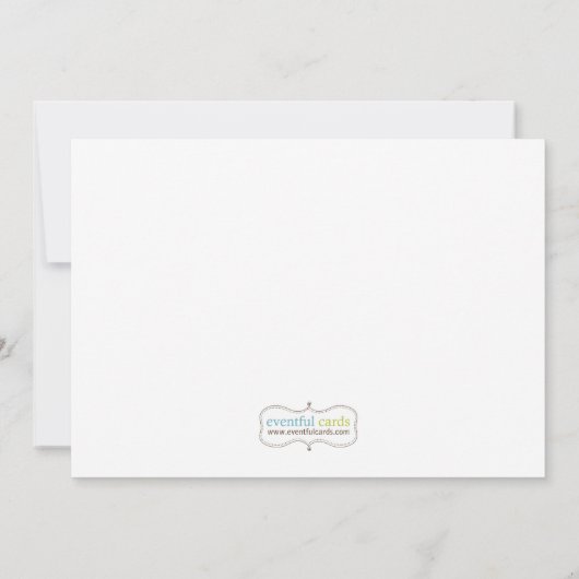 Uitnodiging tot uitnoeping Easter Egg Hunt (Achterkant)