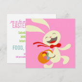 Uitnodiging tot uitnoeping Easter Egg Hunt (Voorkant / Achterkant)