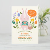 Uitnodiging tot uitnoeping Easter Egg Hunt (Staand voorkant)