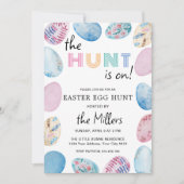 Uitnodiging tot uitnoeping Easter Egg Hunt (Voorkant)