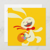 Uitnodiging tot uitnoeping Easter Egg Hunt (Voorkant / Achterkant)