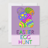 Uitnodiging tot uitnoeping Easter Egg Hunt (Voorkant)