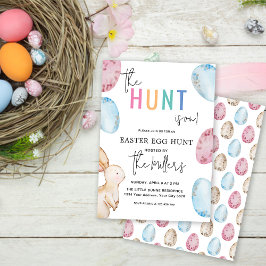 Uitnodiging tot uitnoeping Easter Egg Hunt