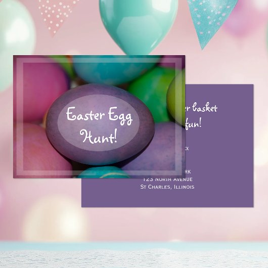Uitnodiging tot uitnoeping Easter Egg Hunt