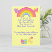 Uitnodiging tot uitnoeping Easter Egg Hunt (Staand voorkant)