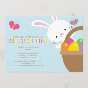Uitnodiging tot uitnoeping Easter Egg Hunt