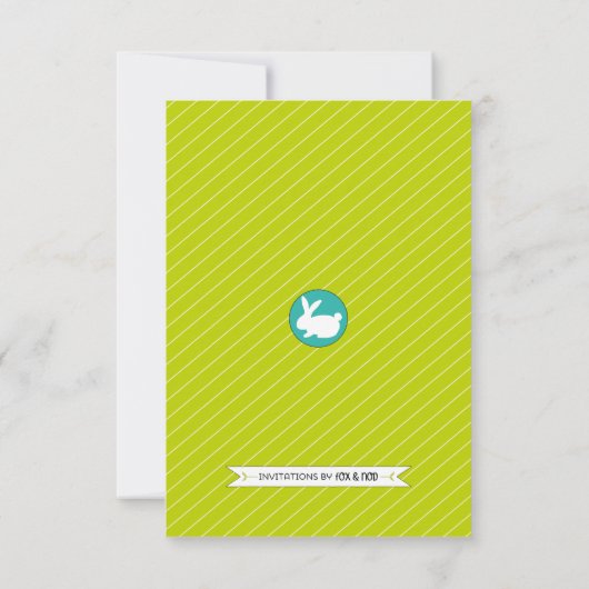 Uitnodiging tot uitnoeping Easter Egg Hunt (Achterkant)