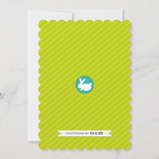 Uitnodiging tot uitnoeping Easter Egg Hunt (Achterkant)