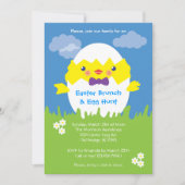 Uitnodiging tot uitnoeping Easter Egg Hunt (Voorkant)