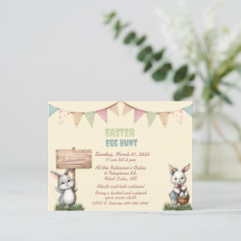 Uitnodiging tot uitnoeping Easter Egg Hunt Briefkaart