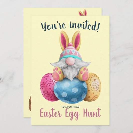 Uitnodiging tot uitnoeping van de eicoon (Voorkant / Achterkant)