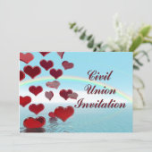 Uitnodiging tot uitreiking van de civiele unie (Staand voorkant)