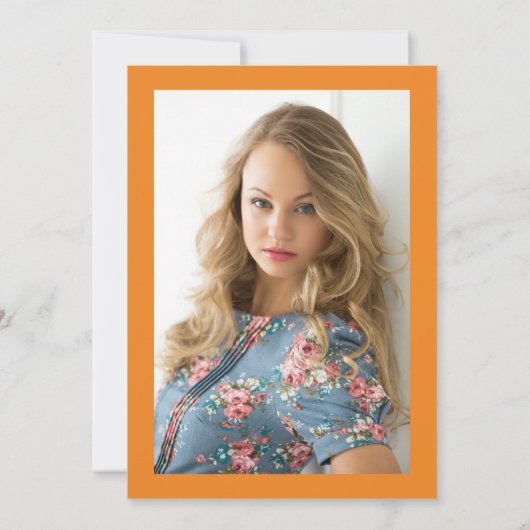 Uitnodiging tot uitreiking van de oranje afstudere (Achterkant)