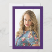 Uitnodiging tot uitreiking van de paarse afstudere (Achterkant)