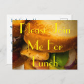 Uitnodiging tot uitreiking van een postkaart (Voorkant / Achterkant)