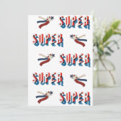 Uitnodiging tot uitreiking van Patriotic Super Sta (Staand voorkant)