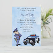 Uitnodiging tot uittreding politieambtenaar (Staand voorkant)