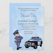 Uitnodiging tot uittreding politieambtenaar (Voorkant / Achterkant)