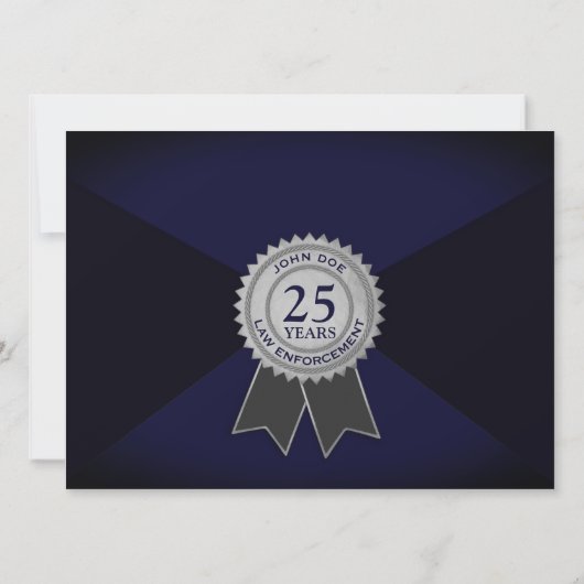 Uitnodiging tot uittreding politieambtenaar (Achterkant)