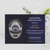 Uitnodiging tot uittreding politieambtenaar (Staand voorkant)