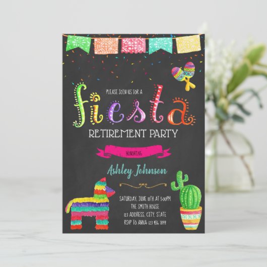 Uitnodiging tot uittreding uit de Fiesta-partij (Staand voorkant)