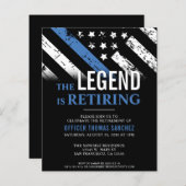 Uitnodiging tot uittreding uit de politie van de b (Voorkant / Achterkant)