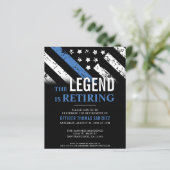 Uitnodiging tot uittreding uit de politie van de b (Staand voorkant)