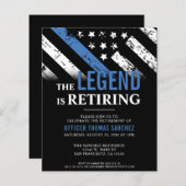 Uitnodiging tot uittreding uit de politie van de b (Voorkant / Achterkant)