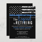 Uitnodiging tot uittreding uit de politie van de b (Voorkant / Achterkant)