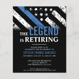 Uitnodiging tot uittreding uit de politie van de b flyer