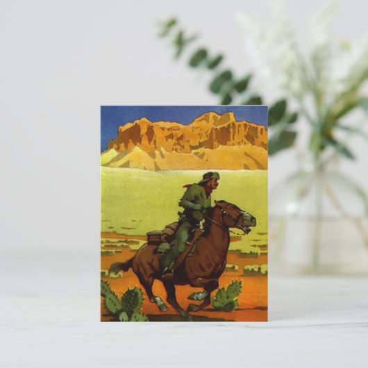 Uitnodiging tot uittreding uit de pony Express Pos (Staand voorkant)