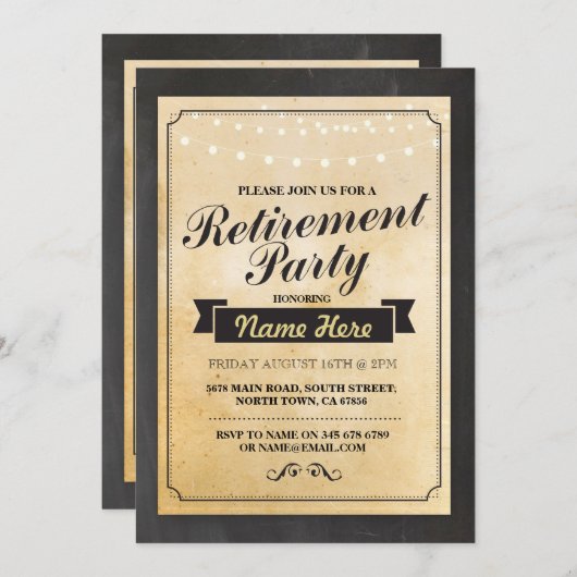 Uitnodiging tot uittreding uit de Rustige Remoe Li (Voorkant / Achterkant)