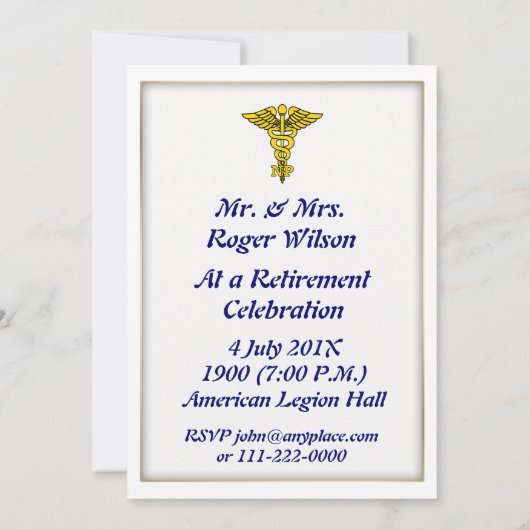 Uitnodiging tot uittreding uit de verpleegkundigen (Achterkant)