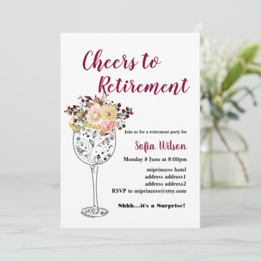 Uitnodiging tot uittreding uit de wijnsector (Staand voorkant)