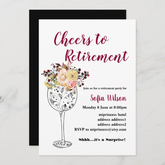 Uitnodiging tot uittreding uit de wijnsector (Voorkant / Achterkant)