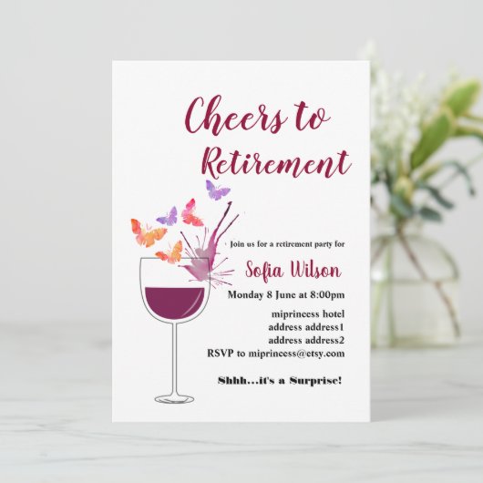 Uitnodiging tot uittreding uit de wijnsector (Staand voorkant)