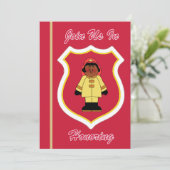 Uitnodiging tot uittreding uit de zwarte brandweer (Staand voorkant)