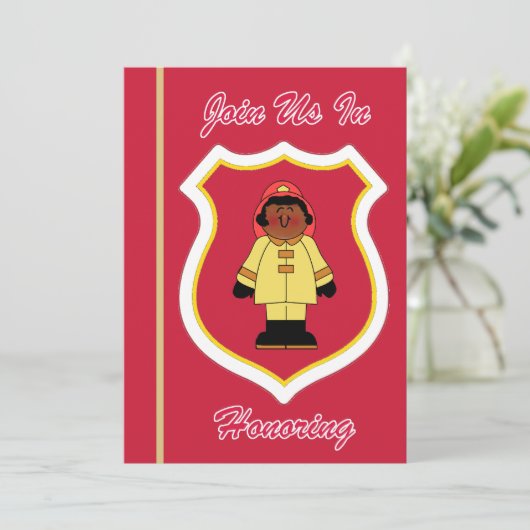 Uitnodiging tot uittreding uit de zwarte brandweer (Staand voorkant)